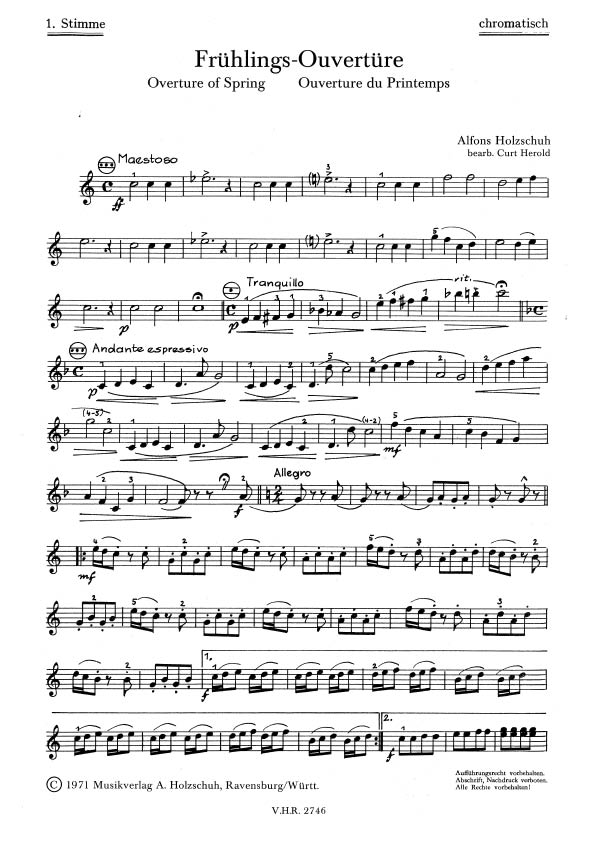Frühlings Ouvertüre